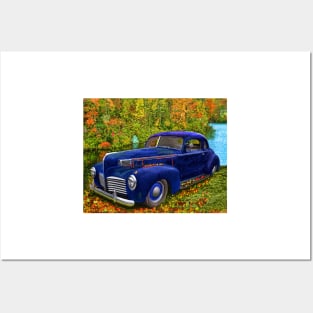 Autumn Jalopy - 1941 Hudson Posters and Art